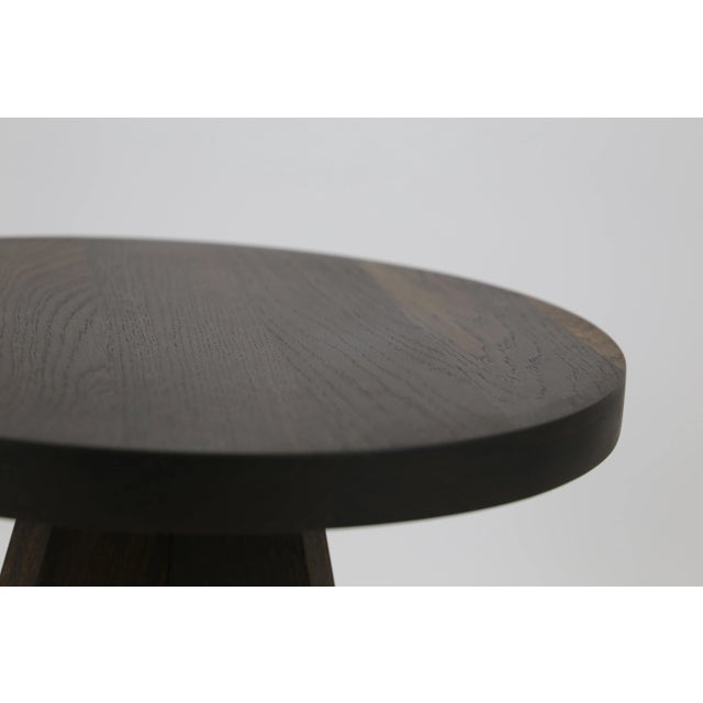 Contemporary Lollipop Side Table in Dark Brown by Dejan Stanojevic for ASTALfurniture For Sale - Image 3 of 5