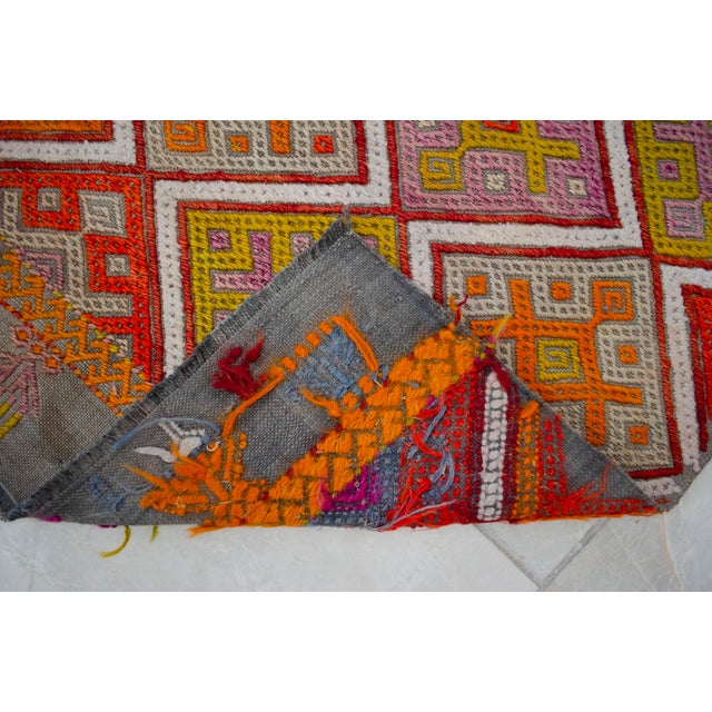 Hand-Made Braided Turkish Small Rug Jajim Kilim - 1′7″ × 2′8″ For Sale - Image 9 of 11