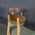 Dining Chairs in Wooden Frame and Fabric Seat, 1960s, Set of 4 For Sale - Image 5 of 12