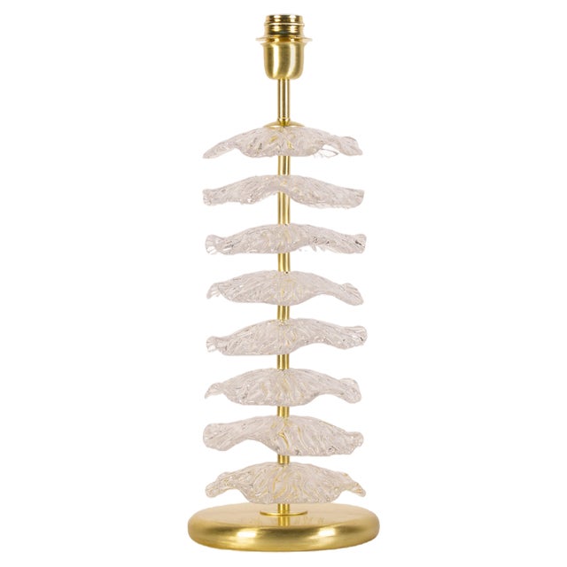 Table Lamp with Artistic Glass of Murano Ambrati and Brushed Metal Structure, Italy, 2000s For Sale