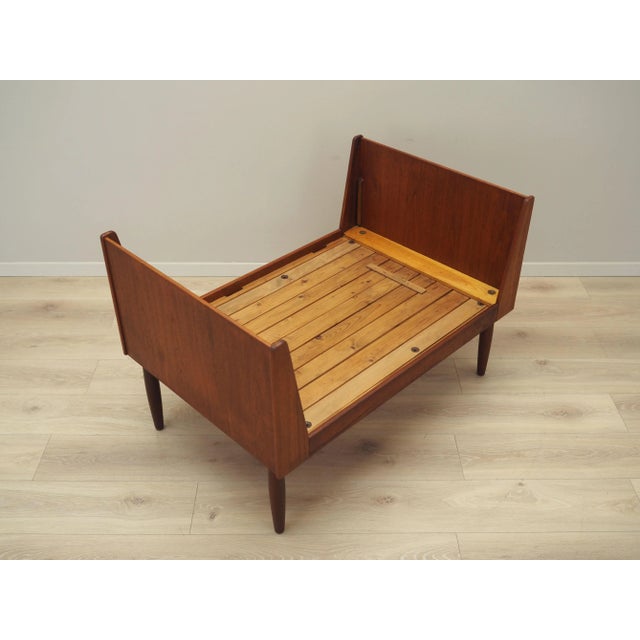 1970s Vintage Danish Teak Bed, 1970s For Sale - Image 5 of 16