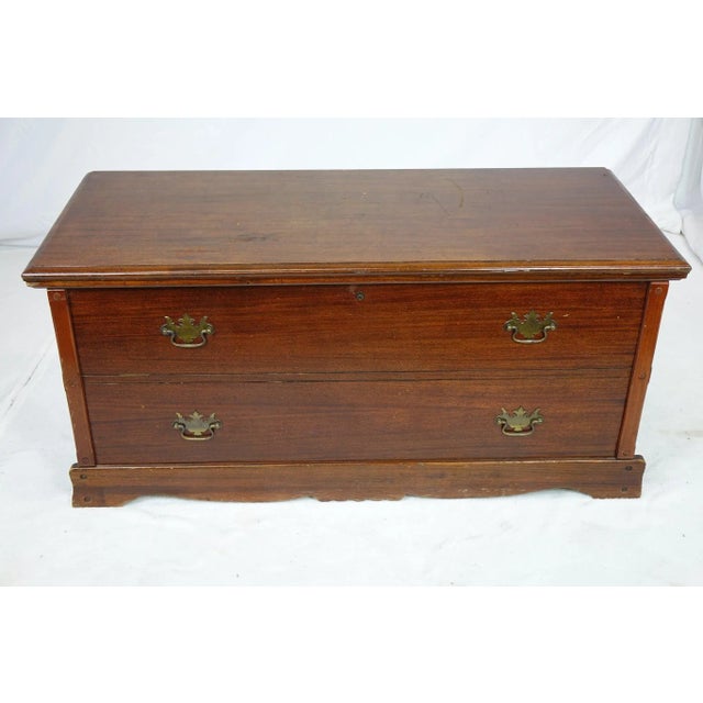 Mid 20th Century Vintage Franklin Shockey Early American Style Hope Chest For Sale - Image 13 of 13