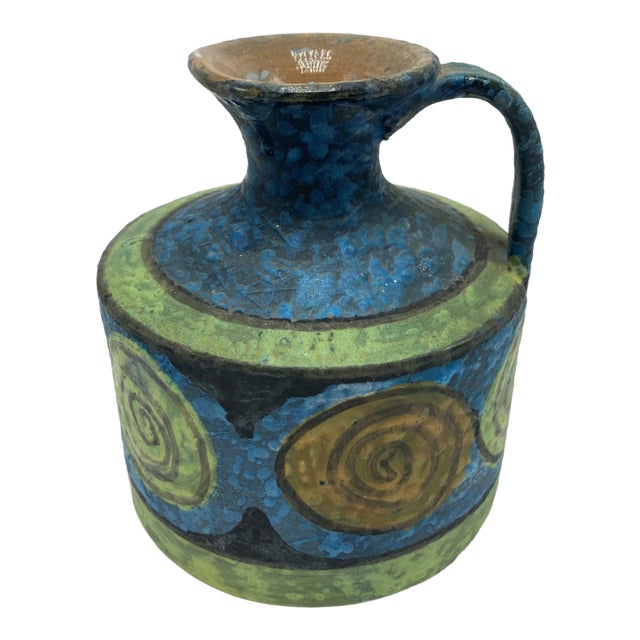 Vintage Italian Pottery Vase For Sale