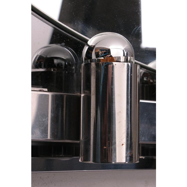 Theater Layout Mirror with Lighting, Netherlands, 1960s For Sale - Image 4 of 14