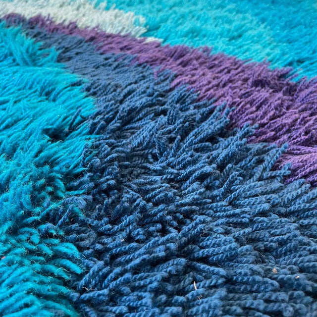 Extra Large Scandinavian High Pile Rya Rug from Ege Taepper, 1970s For Sale - Image 16 of 18