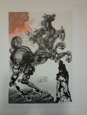 Salvador Dali, the Divine Comedy 1, 1960, Woodcut