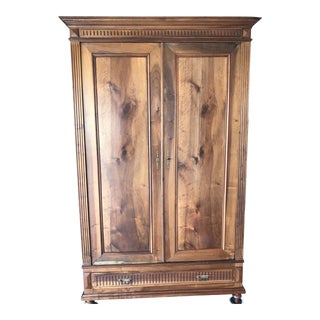 Antique French Walnut Armoire For Sale