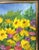 Original Signed Framed Acrylic Painting on Canvas Depicting a Flower Garden For Sale In West Palm - Image 6 of 12
