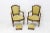 Set of Mid-Century Louis XVI Revival Open Armchairs with Footstools, France For Sale - Image 11 of 11