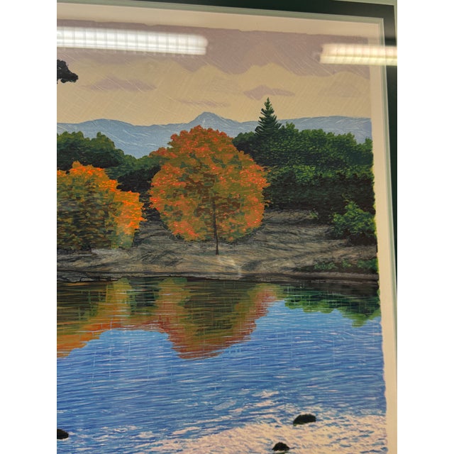 Paint Gordon Mortensen Tonto Creek II Woodblock Print, Signed For Sale - Image 7 of 12