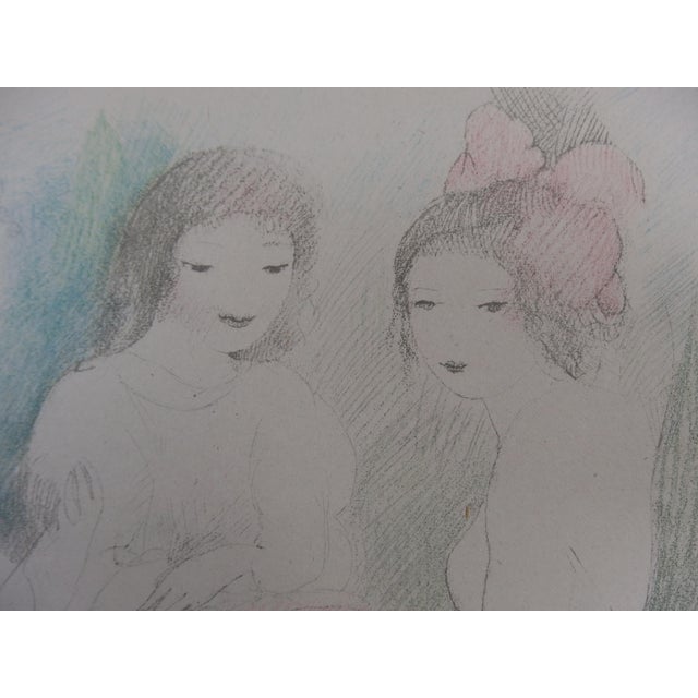 Marie Laurencin, Three Friends With a Guitar, 1928, Lithograph For Sale - Image 6 of 7
