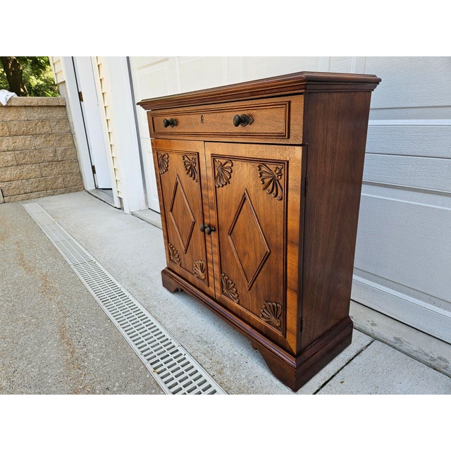 CTH Sherrill Mahogany Neoclassical Style Cabinets For Sale - Image 12 of 14