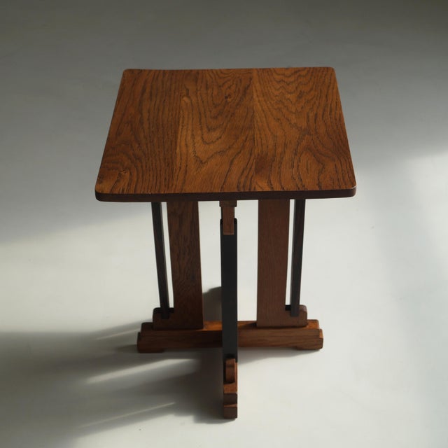 1920s Dutch Art Deco No. 288 Accent Table by P.E.L. Izeren for Genneper Molen, 1920s For Sale - Image 5 of 15