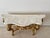 French Louis XV Style Vintage Giltwood Rococo Carved Console Table Vintage For Sale - Image 11 of 15