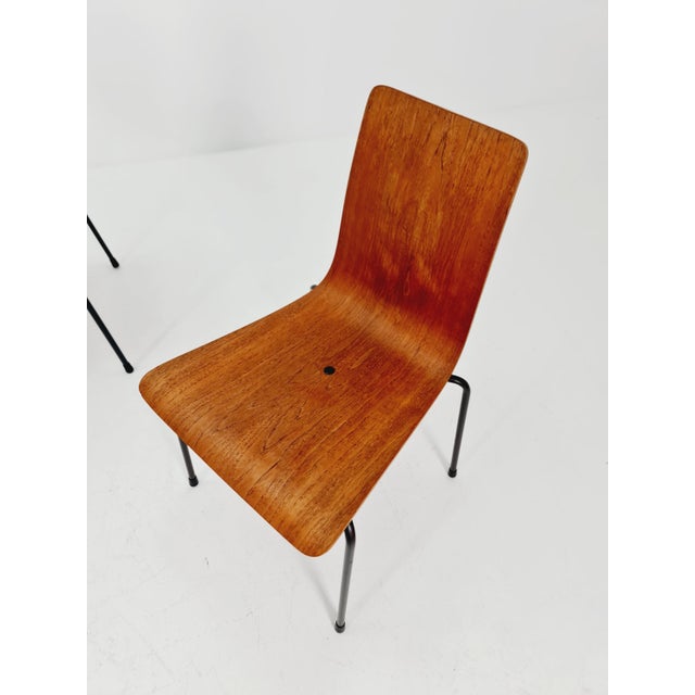 Mid-Century Modern Teak Chair by Friso Kramer for Auping, 1963 For Sale - Image 3 of 11