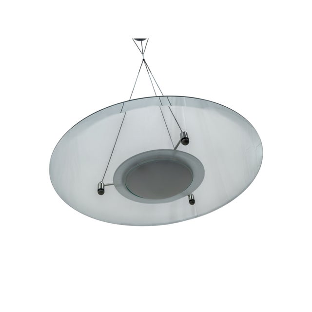 Glass Pendant Lamp, 1970s For Sale - Image 4 of 11