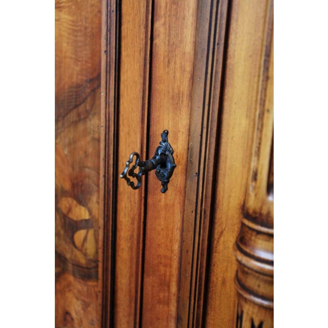 2000 - 2009 Neoclassical Cabinet Decorated with Carvings For Sale - Image 5 of 8