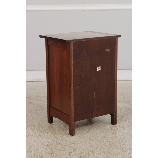 Pair Stickley Arts & Crafts Cherry Nightstands For Sale - Image 13 of 15