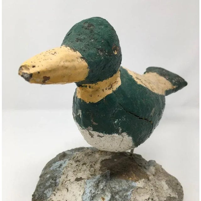 Found in England, this handmade concrete bird will add whimsy and joy to any setting. When found we were told "I believe...