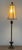 Metal Vintage Taupe Crackled Finish Buffet Lamp With Shade For Sale - Image 7 of 7