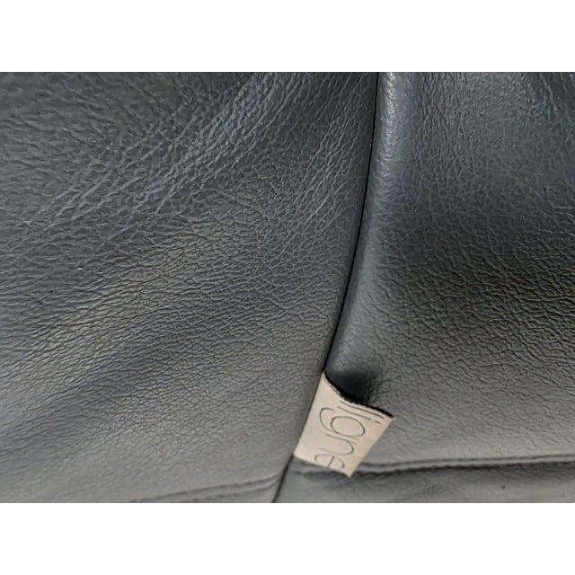 Blue Grey/Blue Togo Chairs by Michel Ducaroy for Ligne Roset, 1980s, Set of 2 For Sale - Image 8 of 10