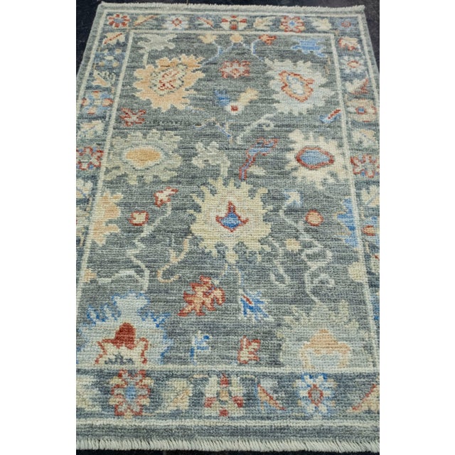 Turkish Oushak Rug 2' x 3'1" #17017 Explore a curated collection of hallway runners, wool rugs, and handmade masterpieces...