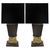 Rare Pair of Italian Bronze and Wood Table Lamps with Lion Paw Bases, 19th Century A rare and striking pair of 19th-...