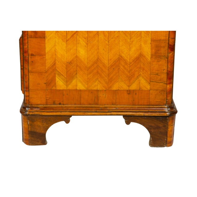 Austrian Neoclassic Parquetry Pedestal Desk For Sale - Image 9 of 13