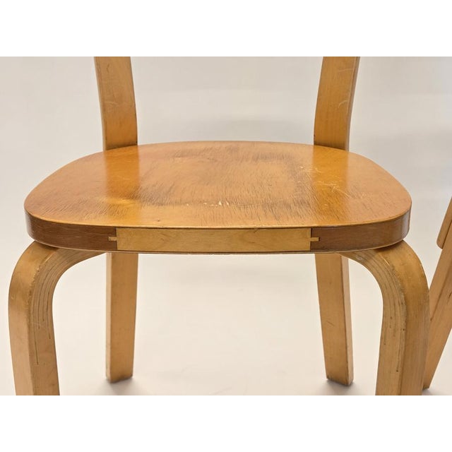 Model 69 Chairs by Alvar Aalto for Artek, Finland, 1950s, Set of 2 For Sale - Image 6 of 17