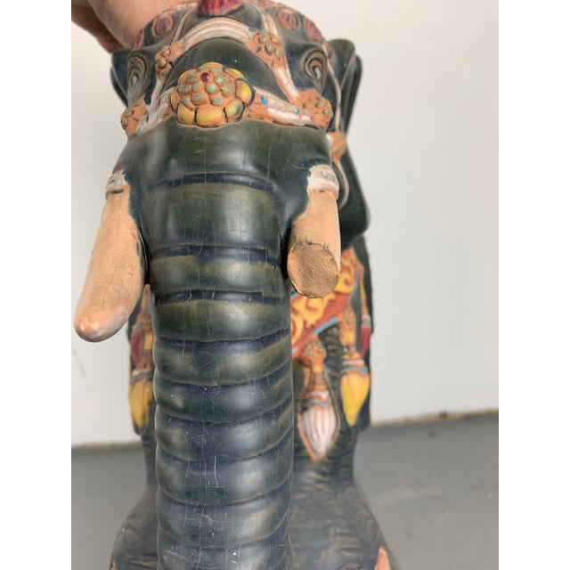Vintage Chinese Elephant Garden Seat For Sale - Image 10 of 10