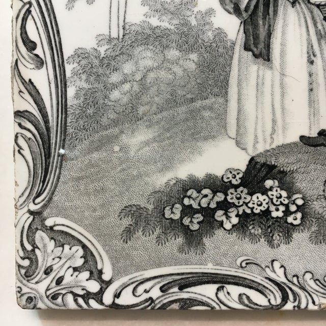 Watteau Series - Minton's China Works Tile - I For Sale In Baltimore - Image 6 of 7