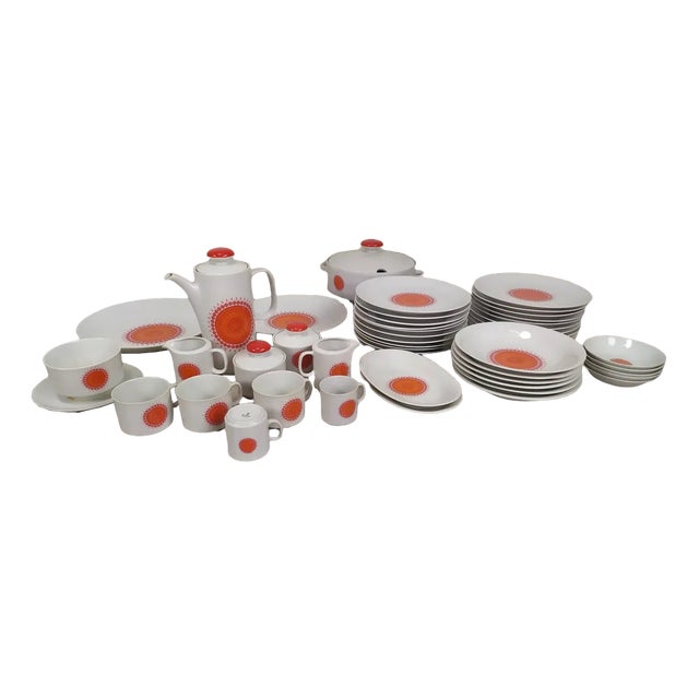 Vintage Service Table from Winterling, Bavaria, Set of 47 For Sale