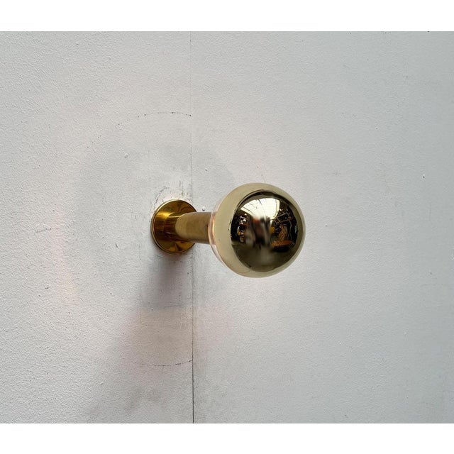 Vintage Space Age German Brass Ceiling Lamp by Motoko Ishii for Staff, 1970s For Sale - Image 12 of 18