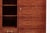 Antique Art Deco Tall Mahogany Wood Storage Cabinet or Bar Cabinet 1940s For Sale - Image 16 of 17