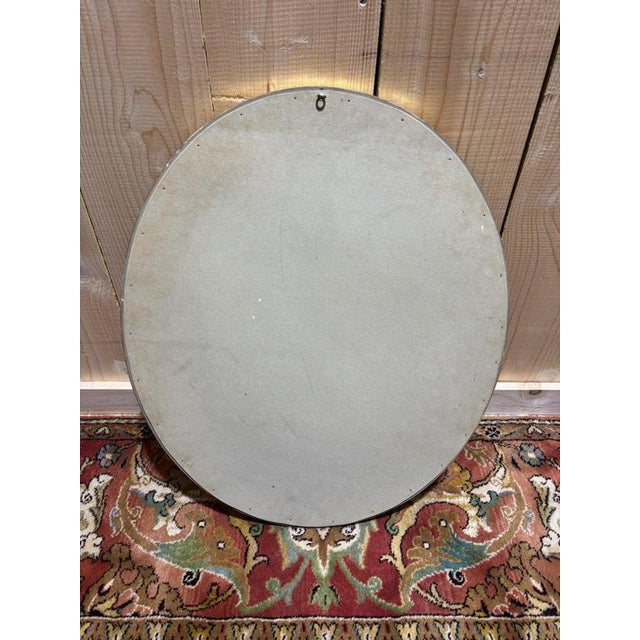 20th Century Louis XVI Oval Mirror For Sale - Image 5 of 7