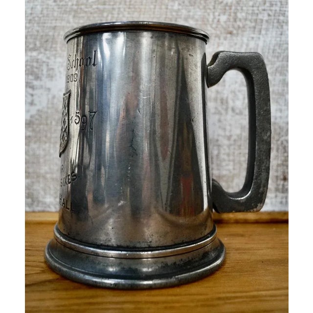 A lovely pewter presentation trophy given in 1909 to the winners of the Junior Scratch Sixes, and constitutes a relic of a...