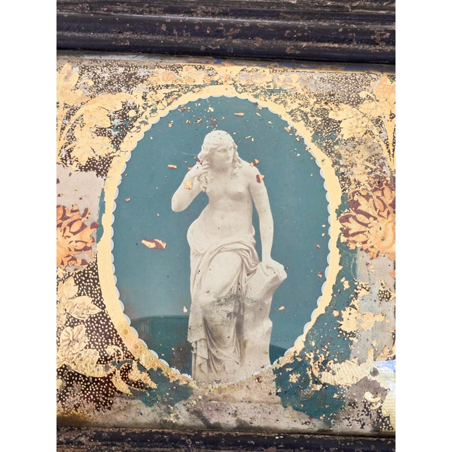 1863 English Victorian Iron Coal Scuttle Box in Neoclassical Motif With Ash Shovel For Sale - Image 4 of 11