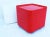 Italian Cube Pouf with Dime Model Cushion by Marcello Siard for Longato, 1960s For Sale - Image 6 of 6