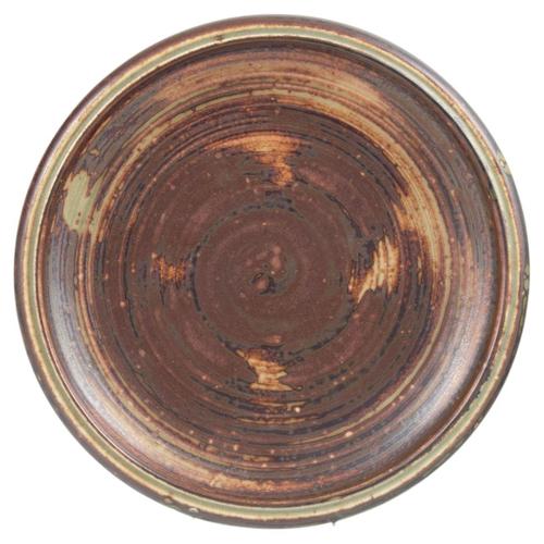 1960s Low Stoneware Bowl with Concentric Pattern by Carl Halier for Royal Copenhagen, 1960s For Sale - Image 5 of 5