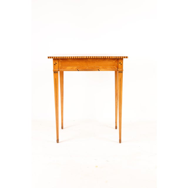 19th Century Louis XVI Side Table in Cherry Wood, 1850 For Sale - Image 11 of 11