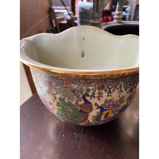 Art Deco Decorative Asian Wall Pockets - A Pair For Sale - Image 3 of 7