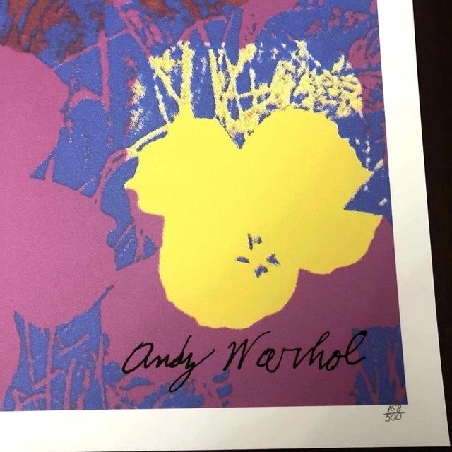 Lithograph "Poppy Flowers" Signed of the plate and numbered by hand Limited Edition of 500 pieces Each piece is...