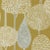 Harlequin Silhouette Wallpaper in Ochre/Taupe - a Sample For Sale