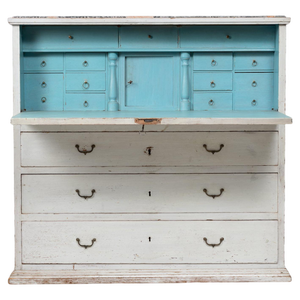 19th Century Swedish Country Folk Art Writing Bureau