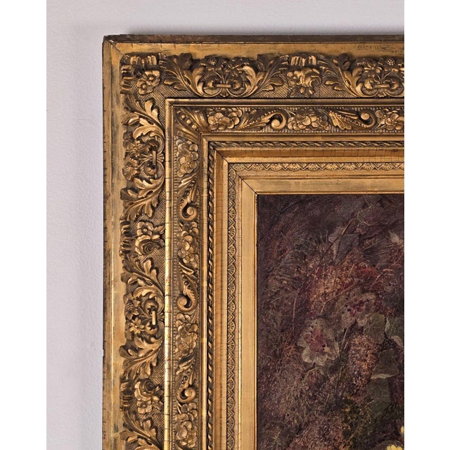 Large Still Life by Vincent Clare, England Circa 1900 With 19th-Century Frame For Sale In San Francisco - Image 6 of 7