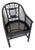 Late 20th Century Faux Bamboo Brighton Pavilion Style Chinoiserie Corner Chair For Sale