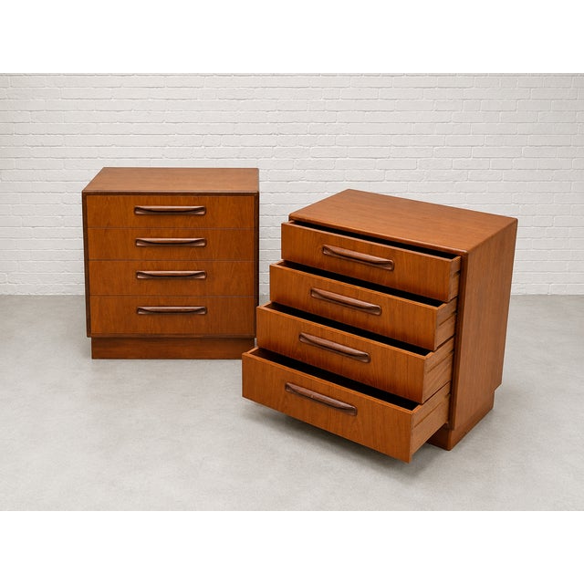 Pair of Teak Mid Century Modern Dresser by G-Plan, C. 1960's For Sale - Image 9 of 13