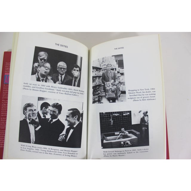 1989 the Life and Death of Andy Warhol by Victor Bockris Hard Cover Book For Sale - Image 6 of 7