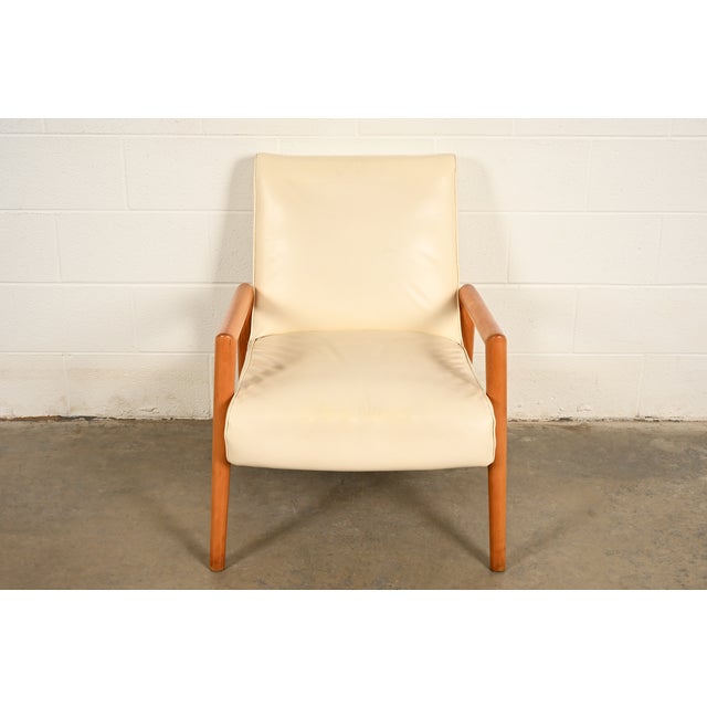 Mid-Century Modern Leslie Diamond for Conant Ball Mid-Century Modern Sculpted Solid Birch Lounge Chair, 1950s For Sale - Image 3 of 14