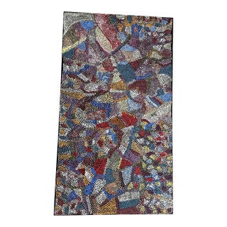 Authentic Aboriginal Art Purchased in Adelaide, Sa, Australia in 2012 "Nungarayi Bush Medicine" by Tanya Corby Nungari For Sale